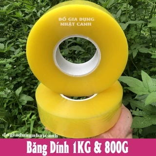 Băng dính đóng hàng lõi nhựa mỏng loại 1kg và 800g giá xưởng siêu rẻ