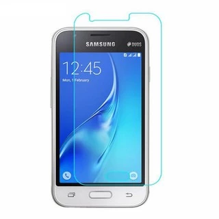 kính cường lực samsung j1 mini kính trong suốt mài cạnh tặng kèm miếng lau .