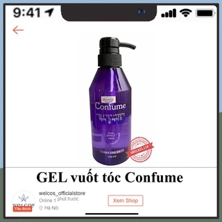 Gel gel giữ nếp tóc mềm tạo kiểu giúp giữ lọn cho tóc uốn, tóc xoăn WELCOS chính hãng hàn quốc CT121