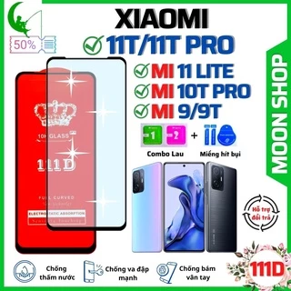 Kính cường lực Xiaomi 11T / 11T Pro / Mi 11 Lite [4g, 5g, Ne] / Mi 10T Pro / Mi 9T / Mi 9 - Dán Full màn hình 111D