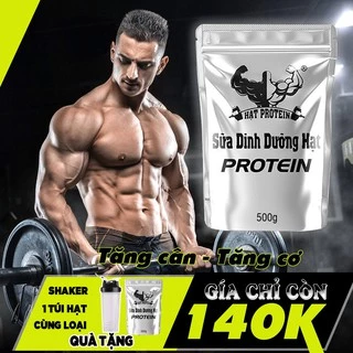 COMBO 2 túi Sữa Tăng cân Tăng cơ Hạt Protein + Tăng bình lắc