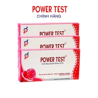 [Hỏa tốc] Combo 3 Que thử thai Powertest - Que thử thai phát hiện sớm - Test thử thai nhanh, hiệu quả tức thì - Che tên