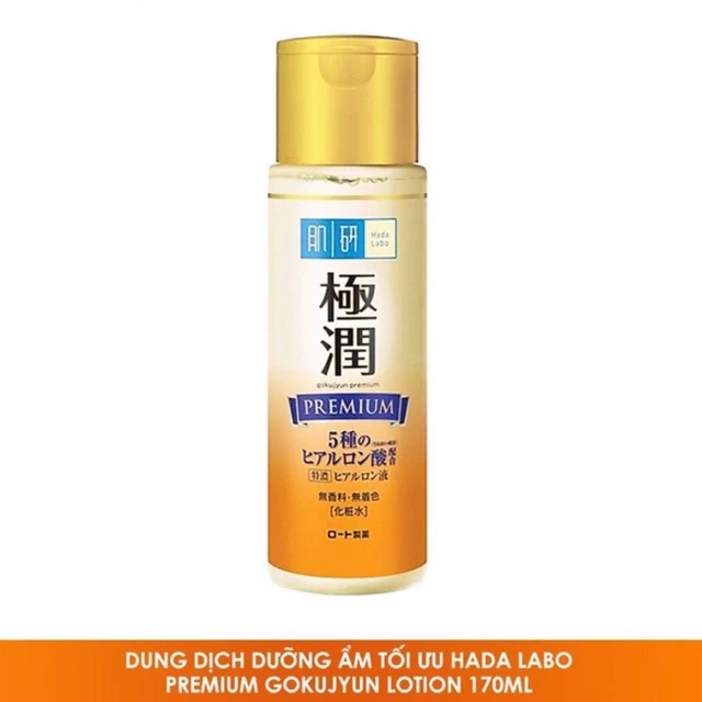 Dung Dịch Dưỡng Ẩm Tối Ưu Hada Labo Premium Gokujyun Lotion 170ml