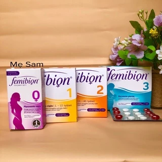 [CHÍNH HÃNG] Vitamin bầu FEMIBION số 0,1,2,3 số 1 Châu Âu