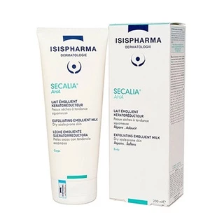 Kem giảm khô da tăng sừng vảy nến, da tiết bã ISIS Pharma Secalia AHA 200ml