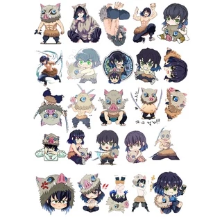 sticker anime inosuke Kimetsu hình dán inosuke