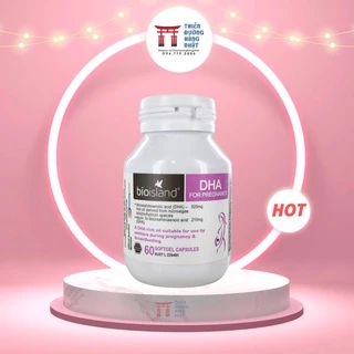 Viên uống Vitamin bà bầu DHA Bio Island Úc cho mẹ bầu 60 Viên giúp bổ sung dinh dưỡng cho thai nhi