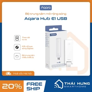 Bộ trung tâm Aqara E1 - Dạng USB nhỏ gọn, gập 105 độ, Zigbee 3.0 - Hỗ trợ Homekit