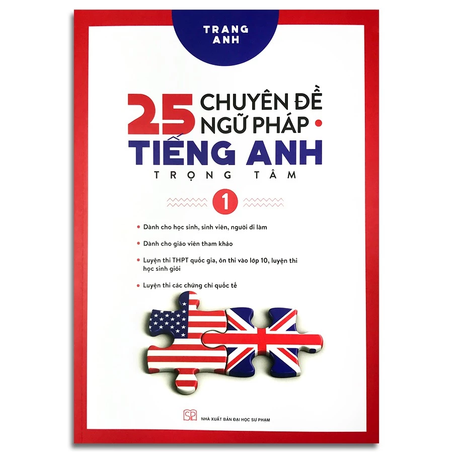 Sách 25 chuyên đề ngữ pháp tiếng Anh trọng tâm tập 1