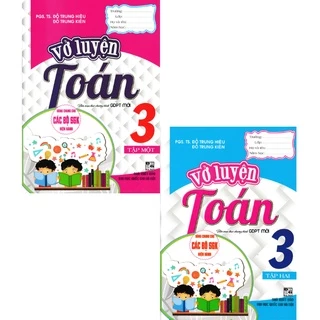 Sách - Combo Vở Luyện Toán Lớp 3 (Dùng Chung Cho Các Bộ SGK Hiện Hành) (Bộ 2 Cuốn)