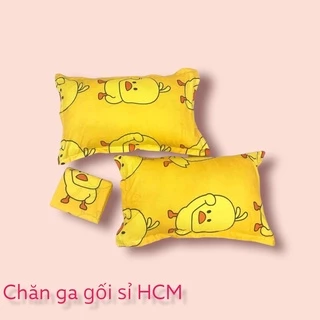 Vỏ Áo Gối Nằm Cotton poly,có chọn mẫu sẵn hàng-Vịt Vàng