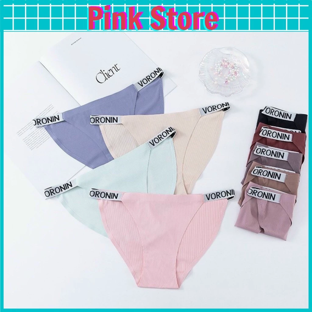 Quần Lót Nữ Sexy Dây Hông Đúc Su Quần Chip Không Đường May Thun Lạnh Mềm Mại Co Giãn PINK STORE Ql1591