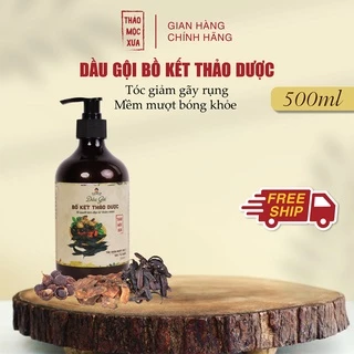 Dầu Gội Bồ Kết Thảo Dược giảm rụng tóc và ngăn ngừa gàu-Thảo Mộc Xưa 500ml