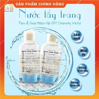 Nước tẩy trang Daily Beauty Pure & Deep Make-up Off Cleansing Water cho da dầu mụn