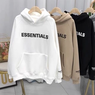 [FREESHIP] Áo Khoác Hoodie ESSENTIALS Sweater Unisex Nam Nữ Phối Nón Cao Cấp