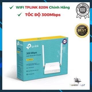 Wifi ,Wifi TPlink ,Bộ phát WiFi TPlink TL-WR 820N chuẩn N tốc độ 300Mbps