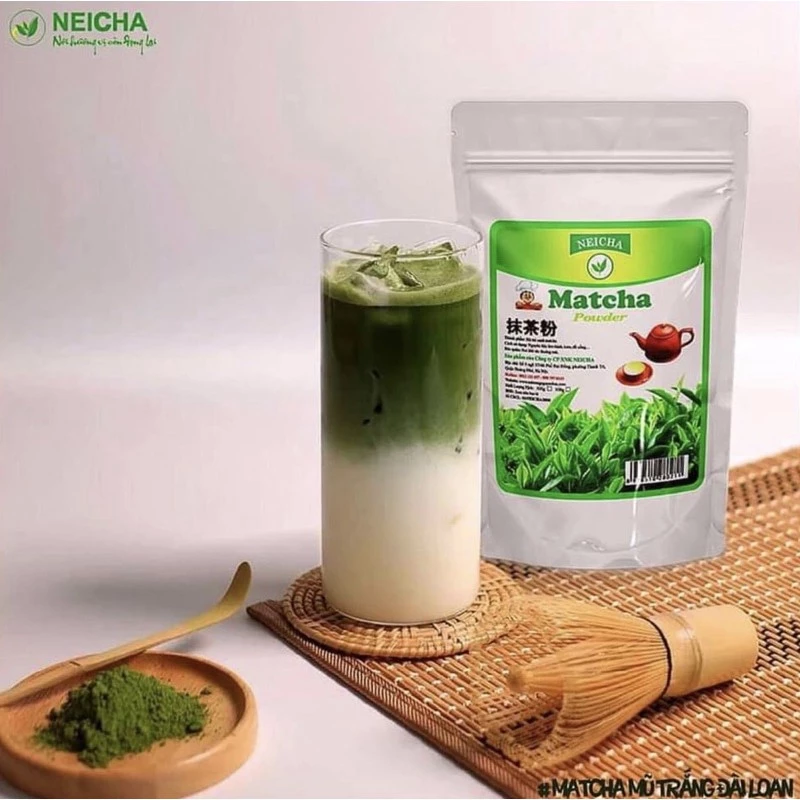 Bột matcha trà xanh Đài Loan Neicha 100g