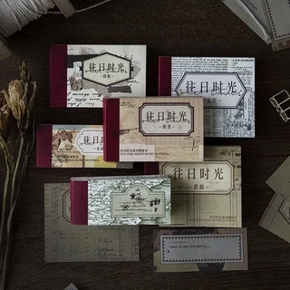 Set 20 Tờ Giấy Note Giấy Ghi Chú Khung Vintage Retro Cổ Điển Trang Trí Sổ Tay BulletJournal Nhật Kí DIY