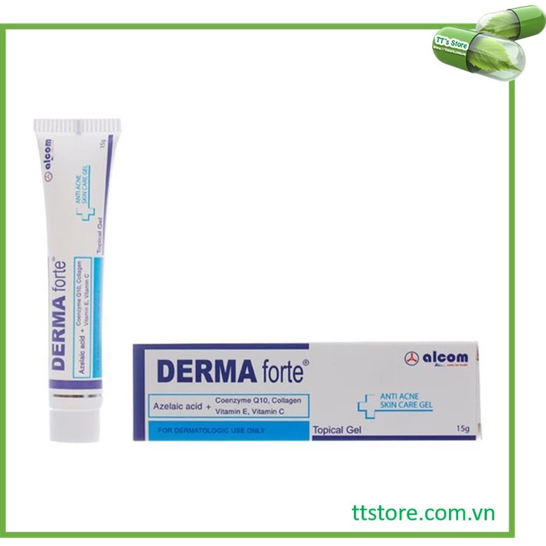 DERMA FORTE [Tuýp 15g] - Kem bôi mụn, mờ sẹo, giảm thâm [dermaforte, dermafort, derma fort]