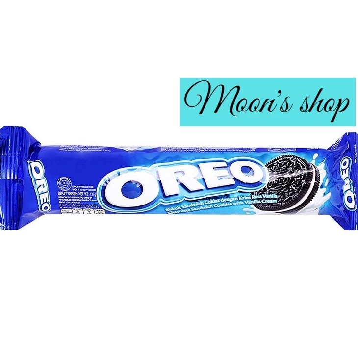 Bánh quy nhân kem vani Oreo gói 137g