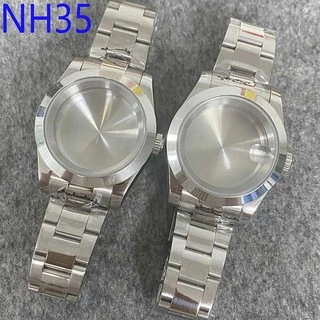 Bộ Vỏ Bảo Vệ Bằng Thép Không Gỉ 39MM + Dây Đeo + Kính Sapphire Cho Đồng Hồ NH35 / NH36