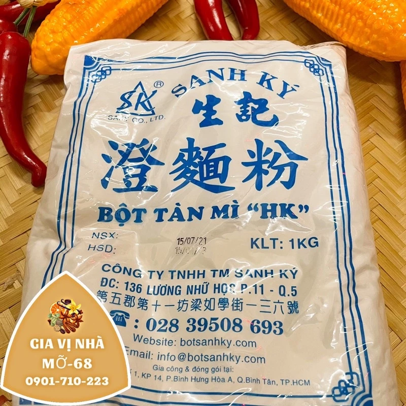 Bột tàn mì Hồng Kong gói - trọng lượng 1kg