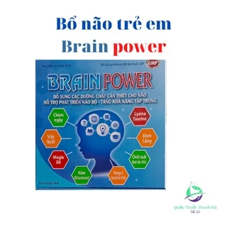 Bổ não ống trẻ em BRAIN POWER hộp 4 vỉ 20 ống