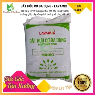 Đất Sạch Đất Hữu Cơ Đa Dụng Lavamix Trồng Rau Và Hoa Kiểng 6.5dm3 - Shop Phân Bón và Hạt Giống