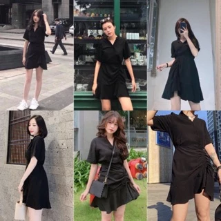 [ ẢNH THẬT TỪ KHÁCH HÀNG ] ĐẦM XINH RÚT DÂY PETTIE DRESS ĐỘC LẠ - ĐẦM XOÈ NHẸ PHÍA ĐUÔI