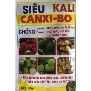 PHÂN BÓN HD 99 SIÊU KALI CAN XI -BO CHỐNG RỤNG HAO VÀ TRÁI NON THỐI TRÁI NỨT TRÁI (DO THIẾU CAN XI )