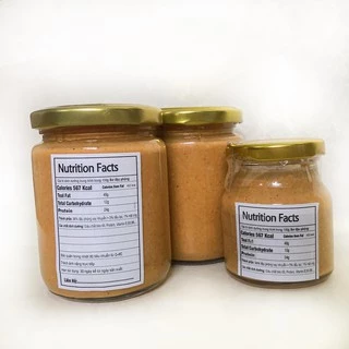 BƠ ĐẬU PHỘNG (BƠ LẠC) KHÔNG ĐƯỜNG GIẢM CÂN - NO SUGAR PEANUT BUTTER