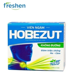 KẸO NGẬM HOBEZUT KHÔNG ĐƯỜNG HỘP 20 viên