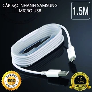 Cáp Sạc Samsung 📱 FREESHIP 📱 Cáp Sạc Nhanh Samsung Micro USB Dài 1M 📱 Bảo Hành 3 Tháng - MOBILE89