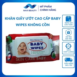 Khăn giấy ướt cao cấp Baby Wipes mềm mại an toàn cho bé và gia đình bạn