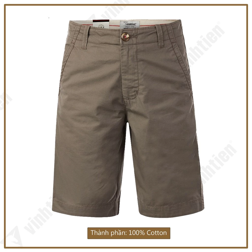 Quần short nam cotton classic Vĩnh Tiến 335 - B008