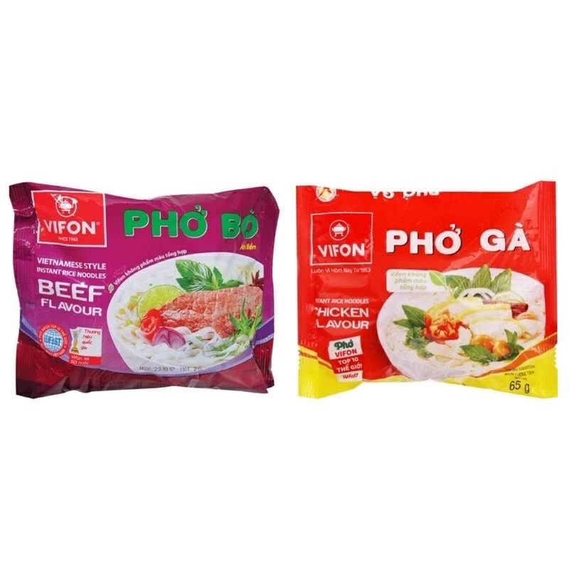 Phở gà/phở bò Vifon gói 65g siêu ngon