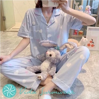 Bộ Pijama Mặc Nhà Phong Cách Hàn Quốc