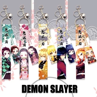 Móc Khóa Họa Tiết DEMON SLAYER HQ3 Tanjirou Nezuko Zenitsu QH3