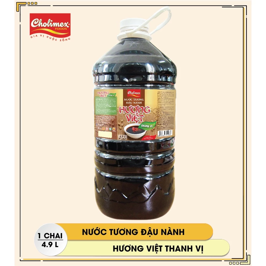 Nước tương Hương Việt Thanh Vị 4,9l
