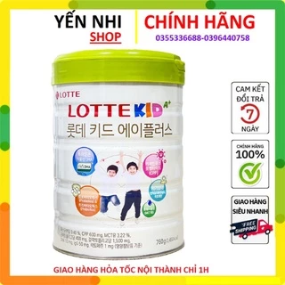 Sữa Kid Power A+ (Lotte Kid A+) Tăng chiều cao và cân nặng Hàn Quốc hộp 750g mẫu mới date mới