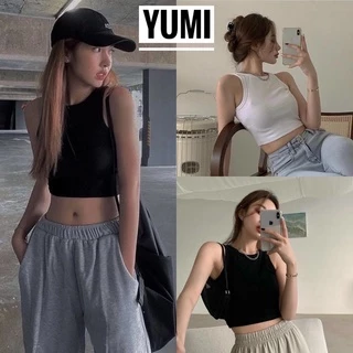 Áo Thun Ba Lỗ Nữ YUMI BÁN SỈ Áo thun ba lỗ co giãn ôm body thể thao năng động A27