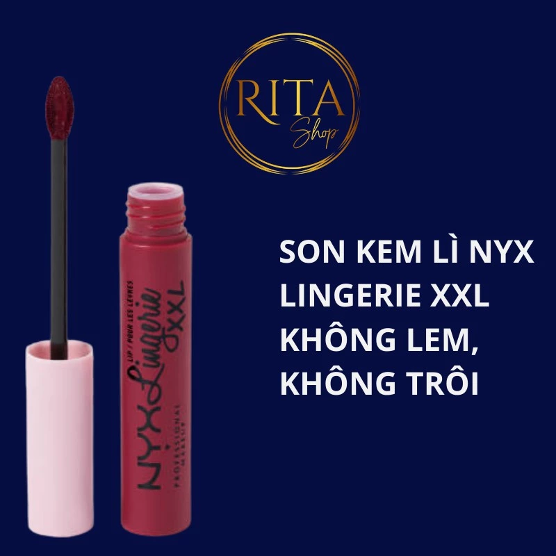 [BILL CANADA] Son kem lì NYX Lingerie XXL Matte Liquid Lipstick không lem không trôi cực kì nhẹ môi