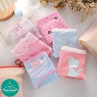 Set 5 Quần Lót COTTON Cho Bé Gái 🍒(HS645) Mua 5c Tặng 1c