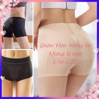 Quần độn mông su thông hơi đùi&chéo,cạp vừa nâng mông 1,5CM,không lộ viền, định hình tốt