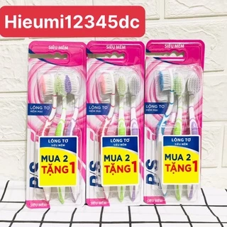 COMBO 3 Bàn chải PS Lông tơ mềm mại