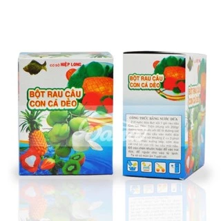 Rau Câu Con Cá dẻo Hiệp Long - hộp 12 gói