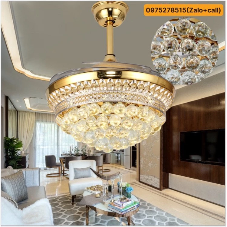 Quạt Trần Giấu Cánh Động Cơ Lõi Đồng Tiết Kiệm Điện, Có Đèn LED, Có Điều Từ Xa,Phù Hợp Mọi KHông Gian  [Bảo Hành 5 Năm]