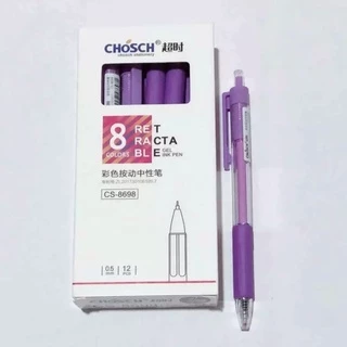 Bút Gel Bấm CHOSCH 0.5mm CS-8698 (Nhiều Màu)