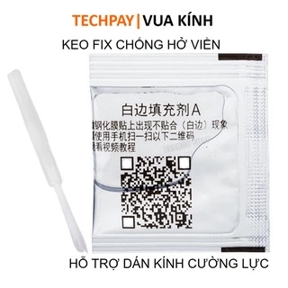 Keo chống hở mép kính cường lực có tặng kèm chổi