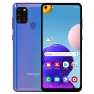 điện thoại Samsung Galaxy A21s Chính Hãng 2sim ram 6G rom 128G, màn hình 6.5inch, Cày Game nặng siêu chất - TNN 02